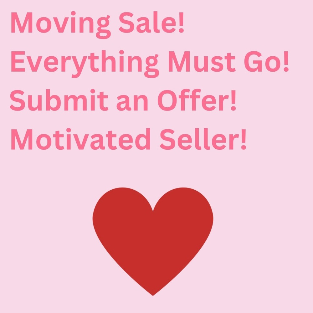 Moving sale